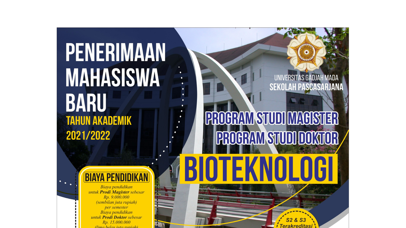 Pendaftaran Mahasiswa Baru Tahun Akademik 2021/2022 – Program Magister ...